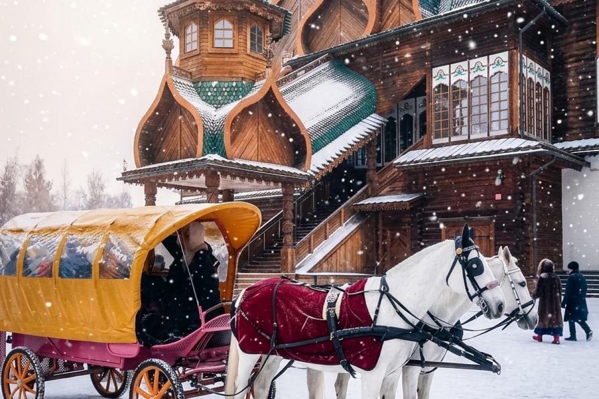 Русская зима во Дворце Алексея Михайловича в Коломенском.